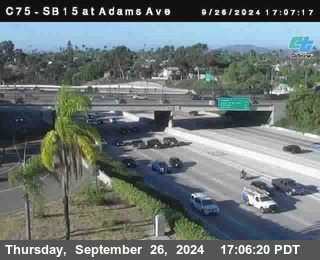 SB 15 at Adams Ave (On Ramp)