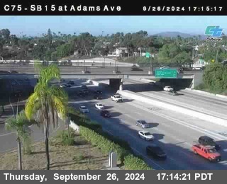 SB 15 at Adams Ave (On Ramp)