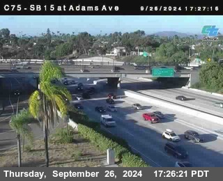 SB 15 at Adams Ave (On Ramp)