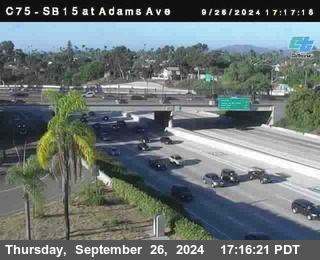 SB 15 at Adams Ave (On Ramp)