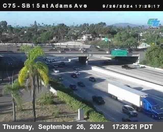 SB 15 at Adams Ave (On Ramp)