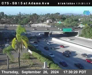 SB 15 at Adams Ave (On Ramp)