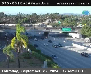 SB 15 at Adams Ave (On Ramp)