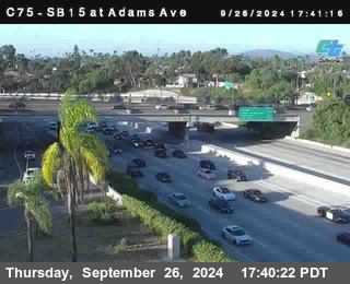 SB 15 at Adams Ave (On Ramp)