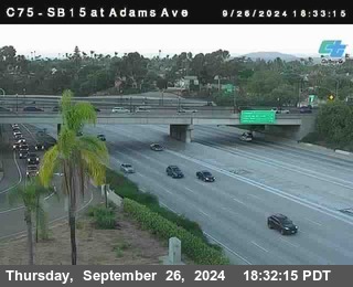 SB 15 at Adams Ave (On Ramp)