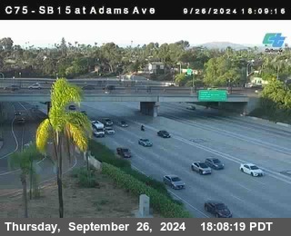 SB 15 at Adams Ave (On Ramp)