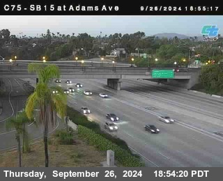 SB 15 at Adams Ave (On Ramp)