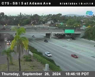 SB 15 at Adams Ave (On Ramp)