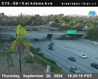 SB 15 at Adams Ave (On Ramp)