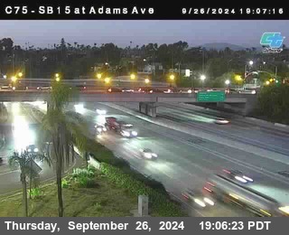 SB 15 at Adams Ave (On Ramp)