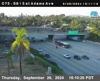 SB 15 at Adams Ave (On Ramp)