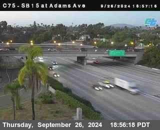 SB 15 at Adams Ave (On Ramp)