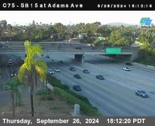 SB 15 at Adams Ave (On Ramp)