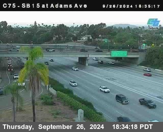 SB 15 at Adams Ave (On Ramp)