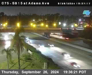 SB 15 at Adams Ave (On Ramp)