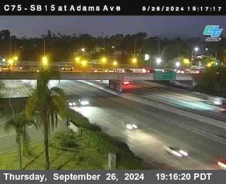 SB 15 at Adams Ave (On Ramp)