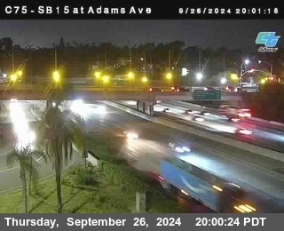 SB 15 at Adams Ave (On Ramp)