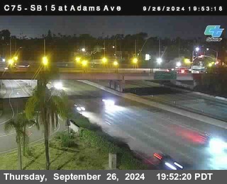 SB 15 at Adams Ave (On Ramp)