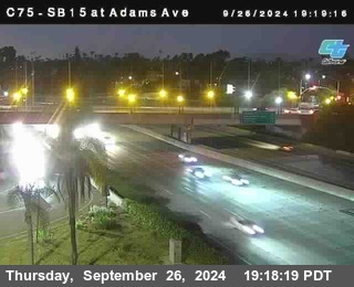 SB 15 at Adams Ave (On Ramp)