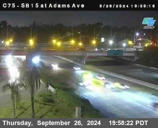 SB 15 at Adams Ave (On Ramp)