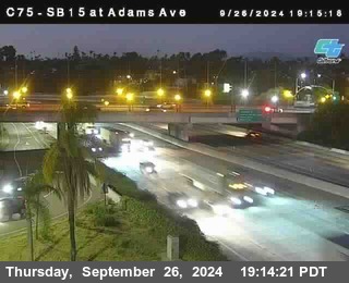 SB 15 at Adams Ave (On Ramp)