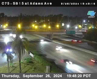 SB 15 at Adams Ave (On Ramp)