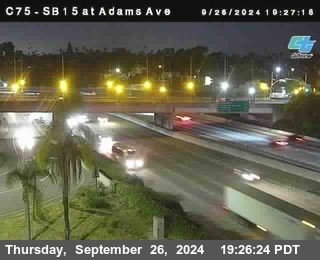 SB 15 at Adams Ave (On Ramp)