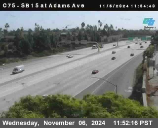 SB 15 at Adams Ave (On Ramp)