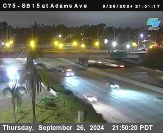 SB 15 at Adams Ave (On Ramp)