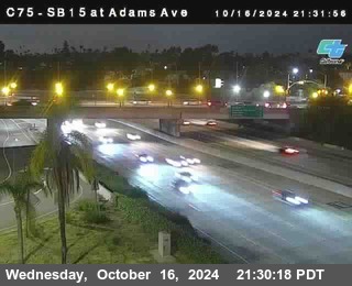 SB 15 at Adams Ave (On Ramp)