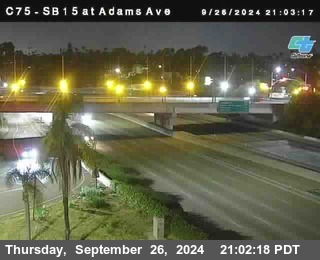 SB 15 at Adams Ave (On Ramp)