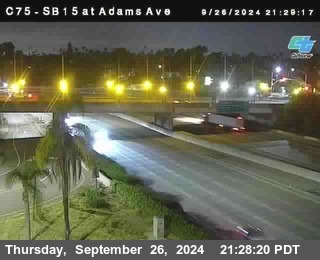 SB 15 at Adams Ave (On Ramp)