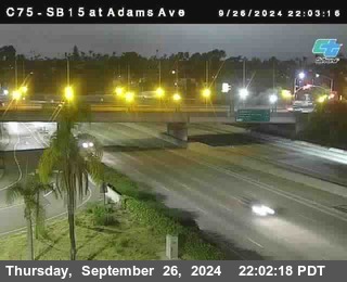 SB 15 at Adams Ave (On Ramp)