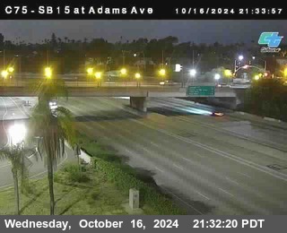 SB 15 at Adams Ave (On Ramp)