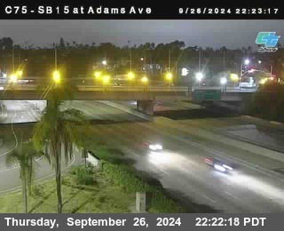 SB 15 at Adams Ave (On Ramp)