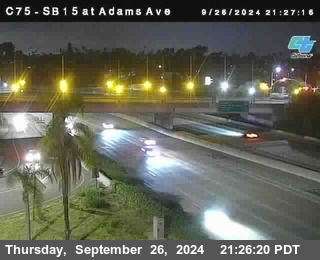 SB 15 at Adams Ave (On Ramp)