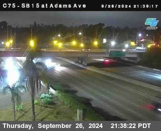 SB 15 at Adams Ave (On Ramp)