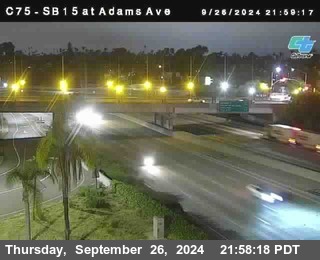 SB 15 at Adams Ave (On Ramp)