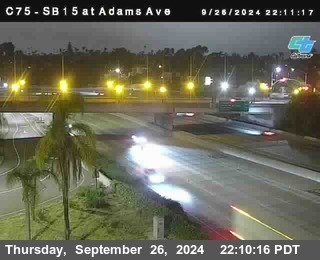 SB 15 at Adams Ave (On Ramp)