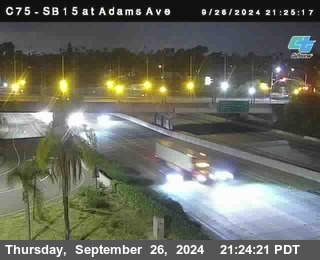 SB 15 at Adams Ave (On Ramp)