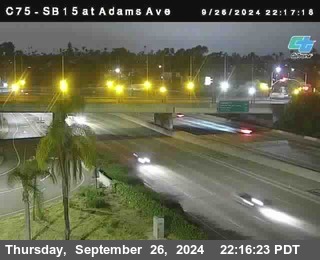 SB 15 at Adams Ave (On Ramp)