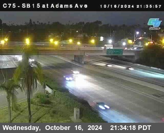 SB 15 at Adams Ave (On Ramp)