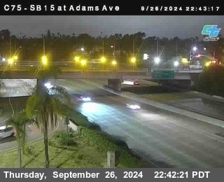 SB 15 at Adams Ave (On Ramp)