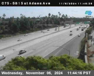 SB 15 at Adams Ave (On Ramp)