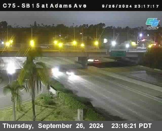 SB 15 at Adams Ave (On Ramp)