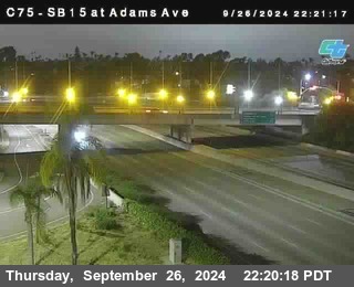 SB 15 at Adams Ave (On Ramp)