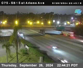 SB 15 at Adams Ave (On Ramp)