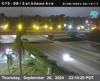 SB 15 at Adams Ave (On Ramp)