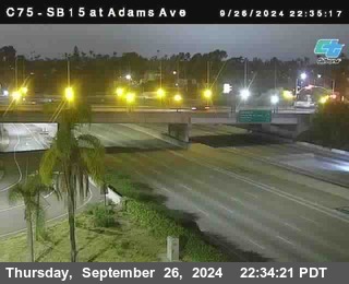 SB 15 at Adams Ave (On Ramp)