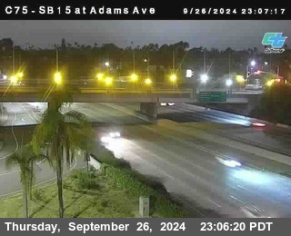 SB 15 at Adams Ave (On Ramp)